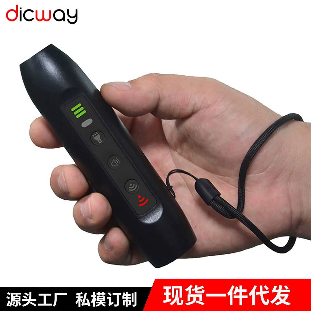 Встряхните звук нового популярного ультразвукового репеллента для собак, ручного переносного дрессировщика для защиты от укусов, остановки коры, трансграничного портативного дрессировщика собак