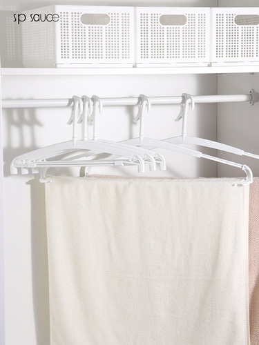 Retractable bath towel rack, bathroom towel hanger, home windproof trouser rack for drying sheets and quilt cover, 2-pack