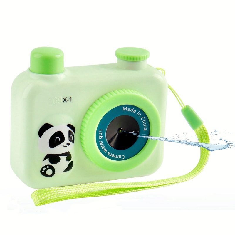 Cámara de simulación de parodia divertida y portátil, cámara de juguete divertida, pistola de agua, accesorios para toda la persona, rociador creativo