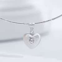 Shouyin Горячая распродажа шелка любви подвеска Vintage925 серебро с покрытием 18K золото натуральный топазовый любовный кулон женщина