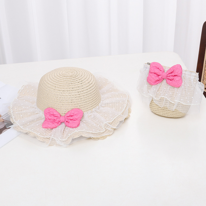 With bow, beige