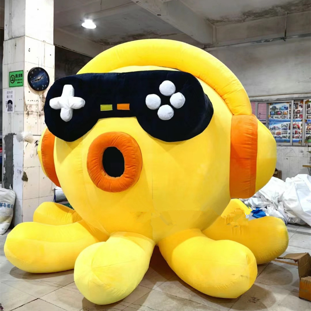 充气卡通气模人偶制作花朵网红爱心热气球吊挂闭气移动商场活动