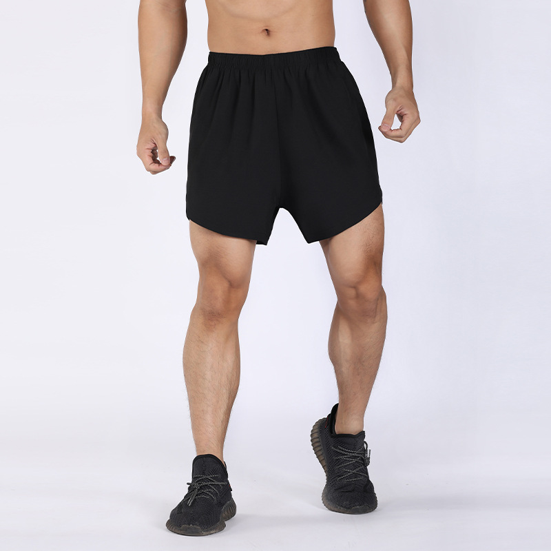 2020 pantalones cortos deportivos de verano para hombres transpirables de secado rápido sueltos más tamaño quinto pantalones correr fitness tejido pantalones de entrenamiento