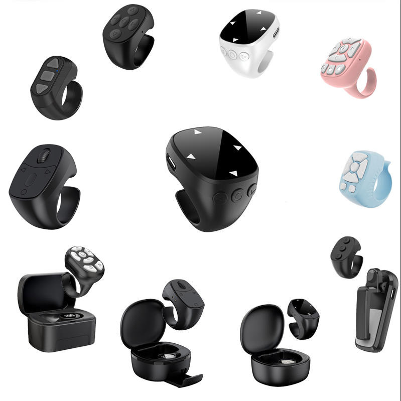 Cross-Border Tiktok Short Video Mobile Bluetooth Remote Control Youtube Tiktok Ring Selfie Device Charging Case Cross-Border Tiktok Short Video Mobile Bluetooth Remote Control Youtube Tiktok Ring Selfie Device Charging Case