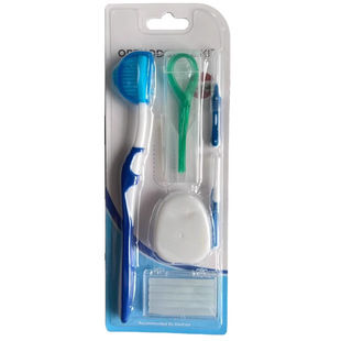 Orthodontic toothbrush interdental brush interdental brush interdental brush orthodontic wax dental wax dental floss thread threader orthodontic set