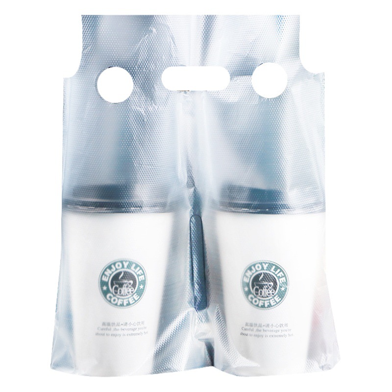 Milk tea bag milk tea bag wholesale milk tea bag plastic transparent portable takeaway ice powder dessert drink