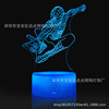 Creative night light, LED touch table lamp, suitable for import, 3D, remote control, Birthday gift