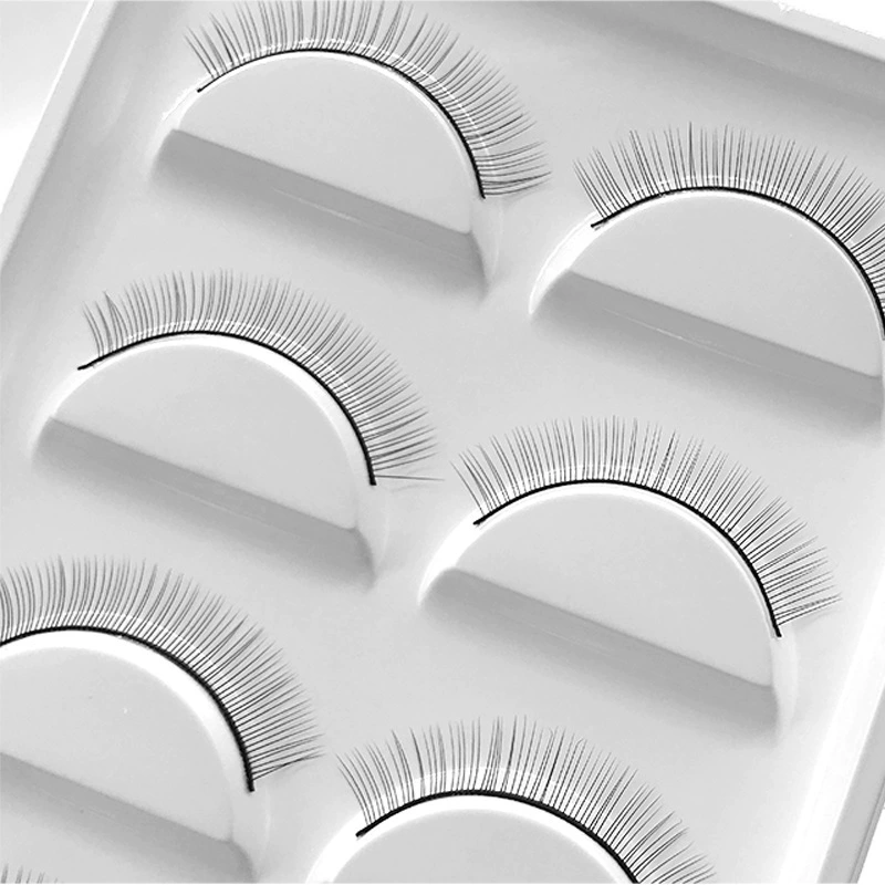 Comfortable practice, false eyelashes, 5 pair, natural makeup, (Physicals)