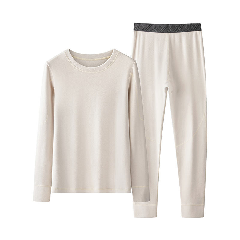 [Lujo cálido] El traje de pijama cálido para hombre de otoño e invierno de terciopelo de doble cara de Tensi se puede usar en el exterior