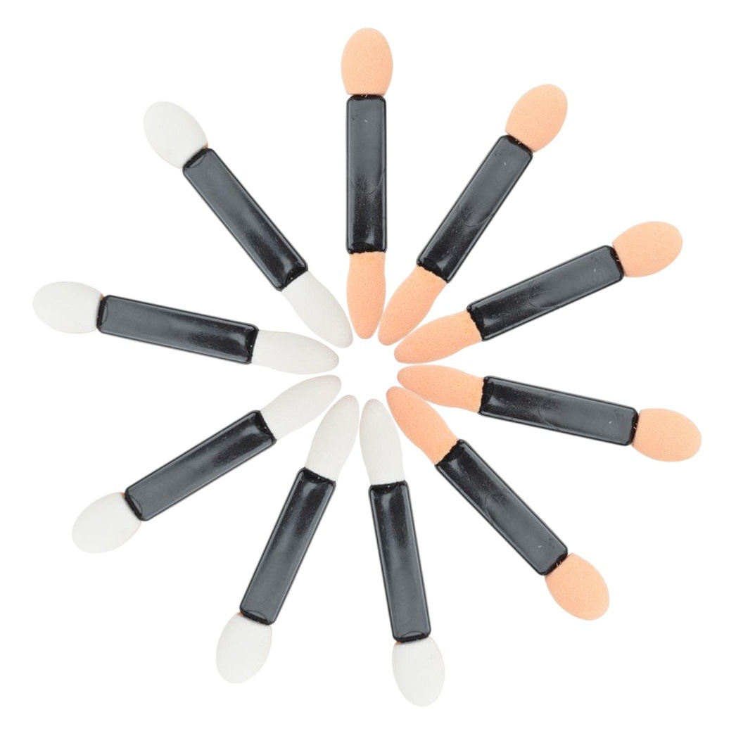 5.5cm double-headed Eyeshadow Stick latex sponge large and small head Eyeshadow Stick disposable eyeshadow brush nail art blooming brush stick