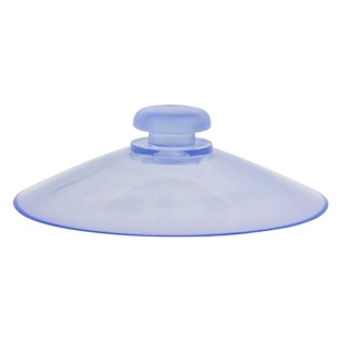 60mm 6cm mushroom head sucker plastic sucker transparent sky blue round head sucker