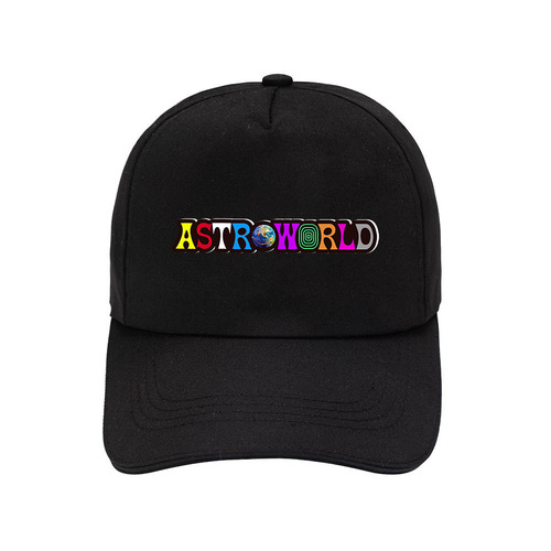 Cross-border Travis Scott Astroworld Duckbill Hat Unisex Fashion Sun Hat Couple Casual Ball Cap
