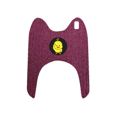 Electric vehicle foot mat, Foot Pad Crown Energy - yadi-k8e-three-wheel-burgundy-foot-pad-little-yellow-duck-comes-with-velcro