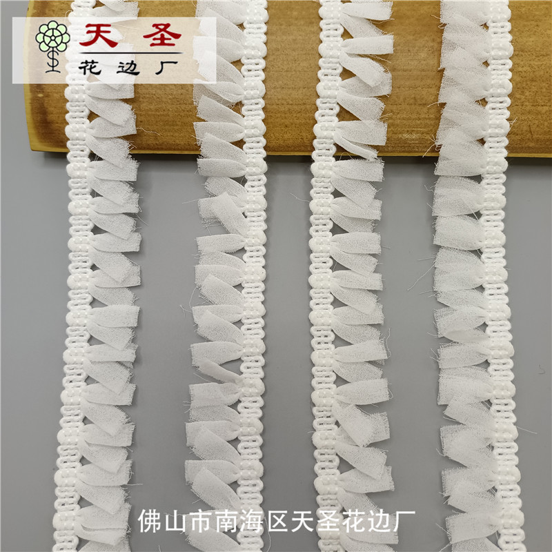 机织流苏钩编花边排须花边布条花边布条流须花边服装辅料厂家现货