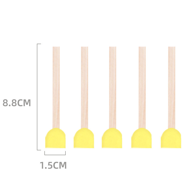 Cepillo de sello de esponja de pintura transfronteriza mango de madera cepillo de pintura de esponja de setas redondas pintura para niños pincel de pintura de Arte de graffiti