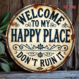 N 27827 Round Wooden Sign �A��ľ�Ƙ��ƿ羳���uͨ��
