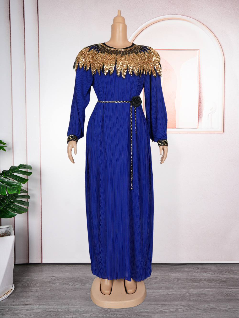 Dominating Dress Nigerian – A Powerful Fusion of Elegance & Prestige 53 A front, side and back + color 1