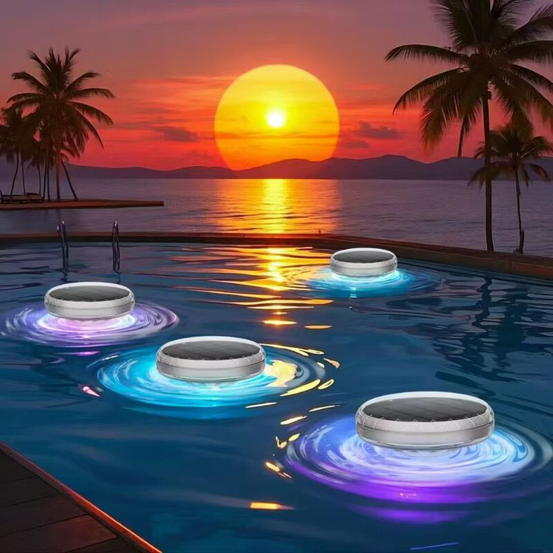 Solar Panel Floating Street Light, Colorful Rgb Swimming Pool Light, Floating Night Light, Solar Energy Solar Panel Floating Street Light, Colorful Rgb Swimming Pool Light, Floating Night Light, Solar Energy