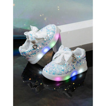 F 98581 Light-up Bow Kids Sneakers ���ƺ������ͯ��Ь