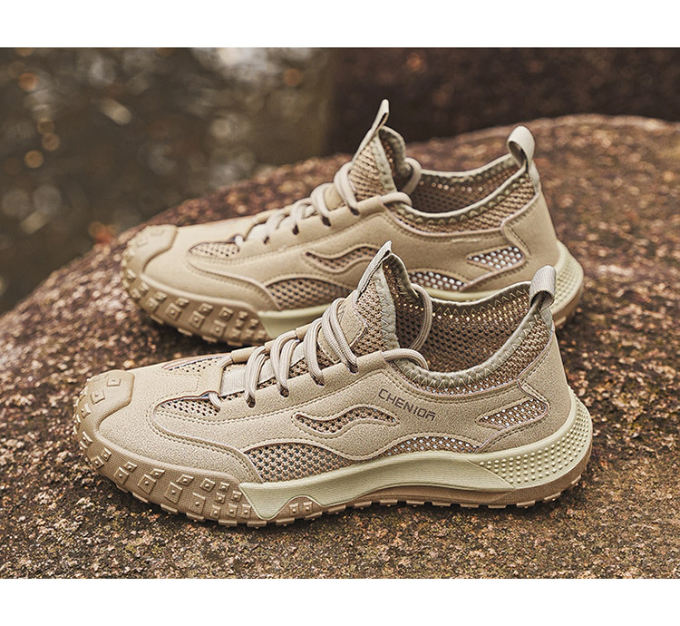 2024 nuevos zapatos de seguridad para el trabajo informales, delgados y huecos para hombre, deportivos, de malla transpirable de verano_voghion.com