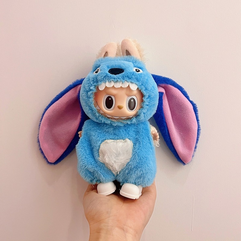 Labubu ベビー服装飾品ラブブ 17 センチメートル人形人形ドレスアップカジュアルスーツスカートぬいぐるみ服|undefined