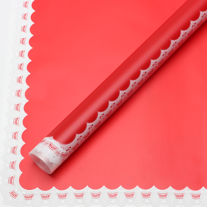Huaxi encaje marco de papel hansu floral papel de embalaje impermeable engrosado florista material de floral al por mayor