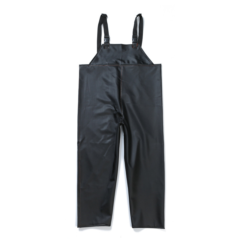 050A Rubber and Plastic Rain Pants, Acid and Alkali Resistant Overalls, Oil-Resistant Rain Pants, Outdoor Single Motorcycle Men's Strong Waterproof Rain Pants