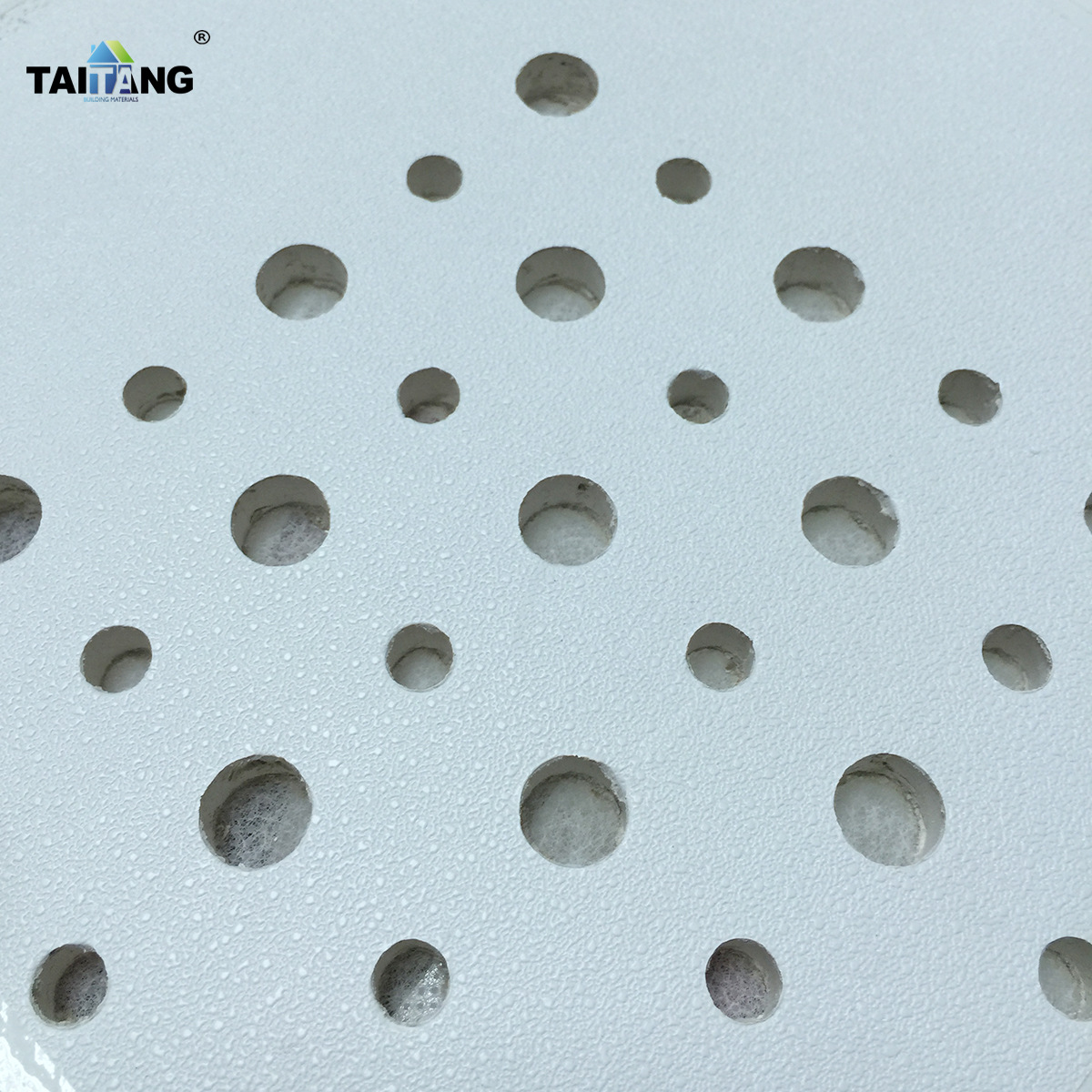 Exportaciones de comercio exterior Plasterboard Ceiling 60X60 Vinil Techo de yeso