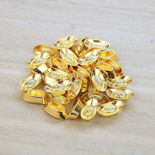 Solid gold and silver ingot metal gold small ingot ornaments home opening decoration supplies offering supplies