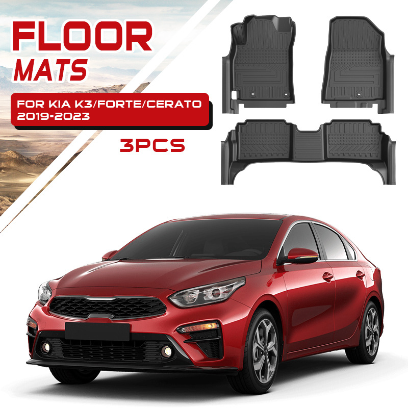 Aplicable Kia Cerato Forte Kia K3 alfombrilla de suelo para coche Tpe Floor Mat alfombrilla impermeable especial
