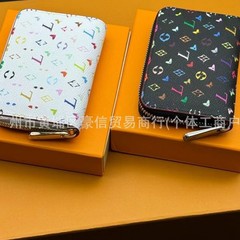 国境を越えた貿易ジッピークラシック小銭入れレトロヨーロッパとアメリカのカードホルダーコインバッグ収納袋男性と女性のための同じスタイルのカップル