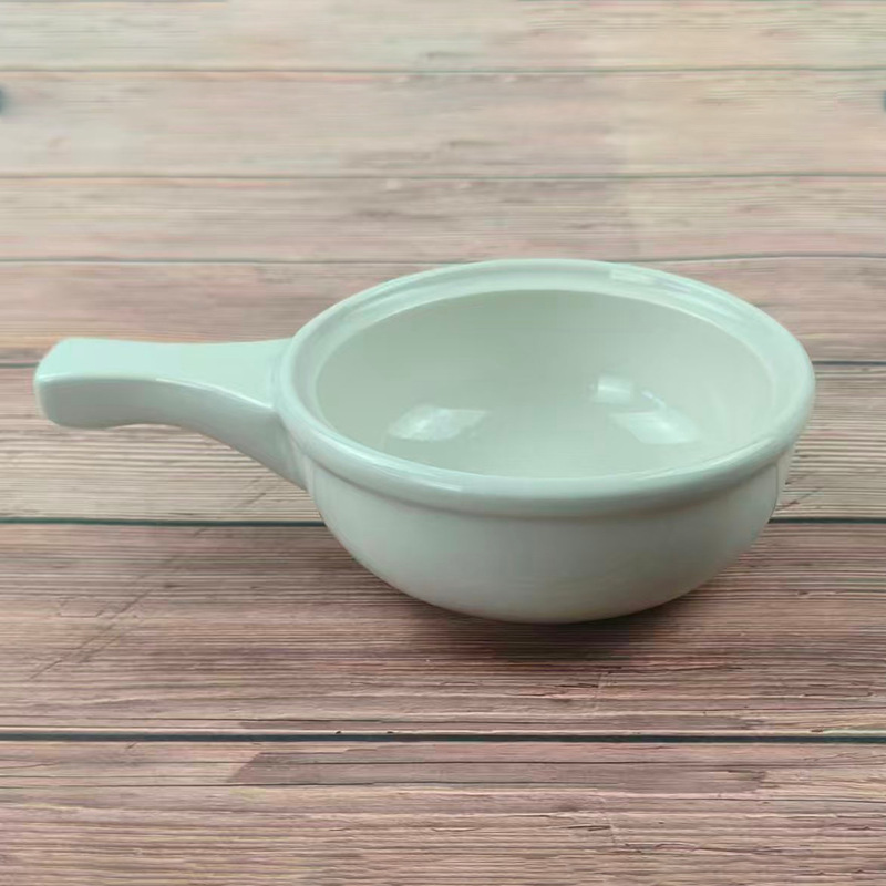 SSC-12 흰색 양파통 그릇 손잡이 포함 13*5.5cm (350ml)