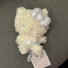 卷毛KT现货包邮Sanrio三丽鸥HelloKitty挂件挂饰高级感毛绒礼