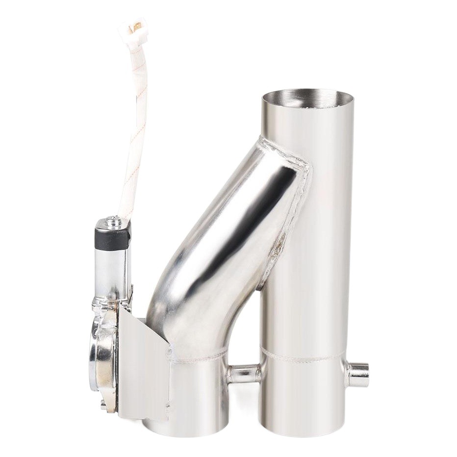 Modificación del coche nuevo acero inoxidable Control electrónico doble válvula de escape coche deportivo universal sonido cambiante control remoto válvula de escape tipo Y