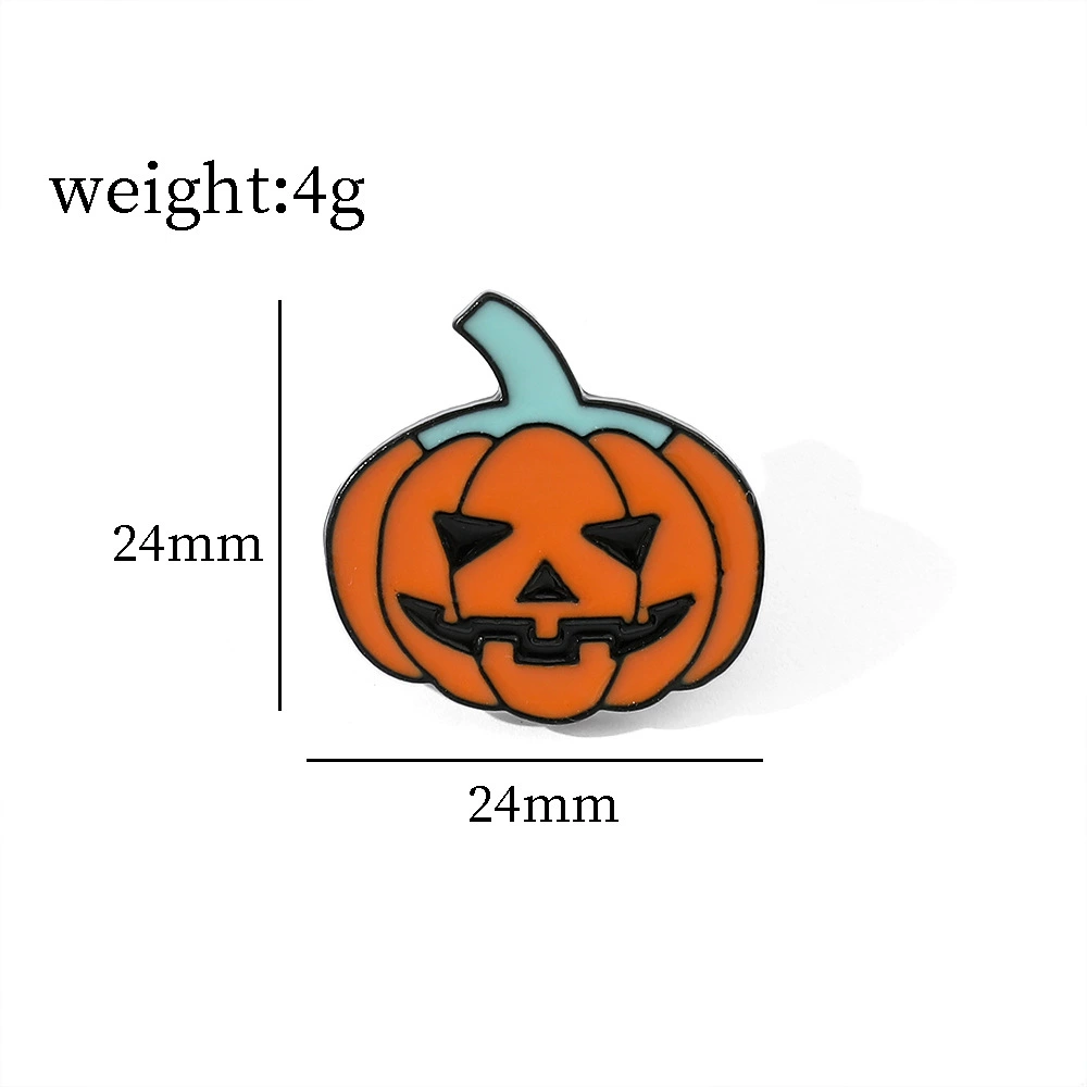Funny creative brooch, cute metal monster, badge, accessory, pin, halloween, European style