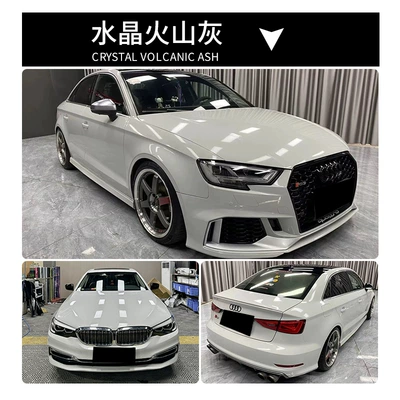 Auto Color Change Film — Color Change Film in Colors Such as - crystal-volcanic-ash-pvc-paper-low-152165m