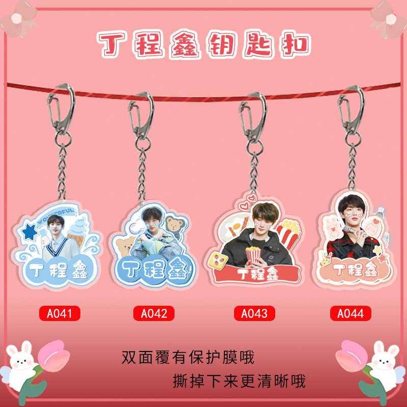 1 Ding Chengxin keychain [random new style]