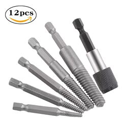 Hex Socket Tap Extractor Drill Hole Slipping Screw Removal Tool Set Wholesale Bolt Extractor