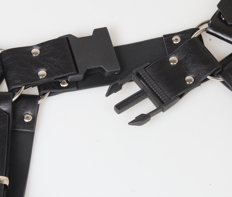 Cool Style Solid Color Pu Leather Alloy Corset Belt
