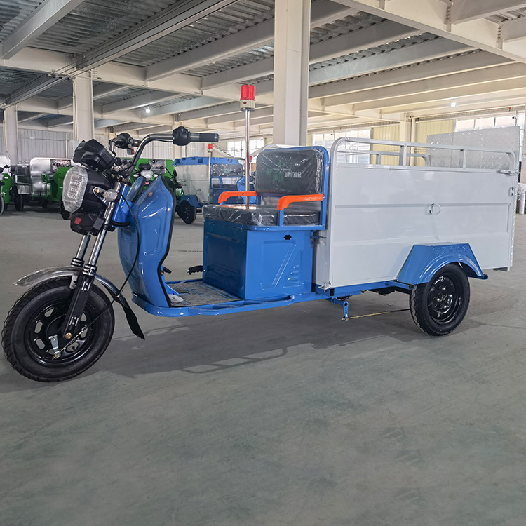 Cleaning Sweeper, Sanitation Truck, Three-Wheeled Cleaning Truck, Double Bucket Garbage Truck, Community Sanitation Garbage Transfer Truck