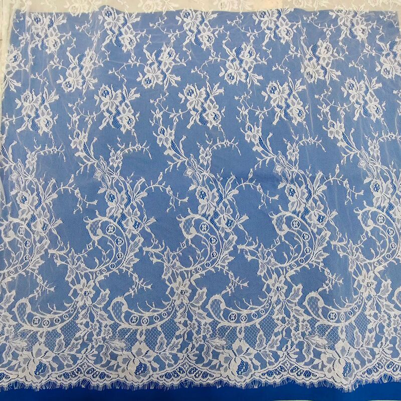 3m / Piece Lace Eyelash Lace Fabric Dress Trench Coat Cheongsam Dress Designer Fabric Lingerie Women's Clothing Accessories