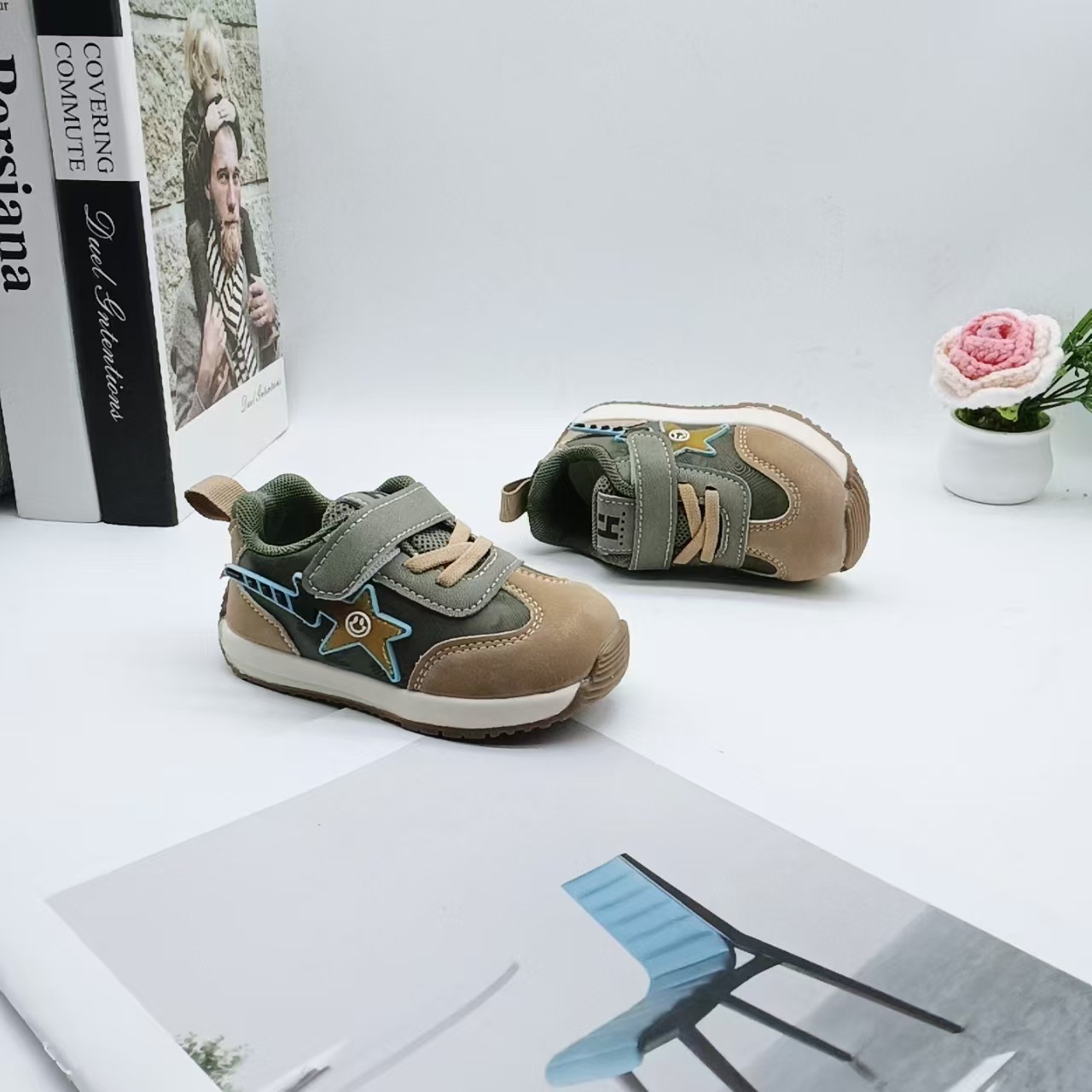 2025 otoño nuevo cuero bebé fondo suave color sólido zapatos para niños bebés y niños Forrest Gump zapatos 16-26 tamaño transpirable tesoro femenino