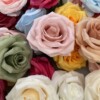 Wedding car handmade simulation flower head arch flower wall DIY simulation flower cross -border Amazon spot rose head