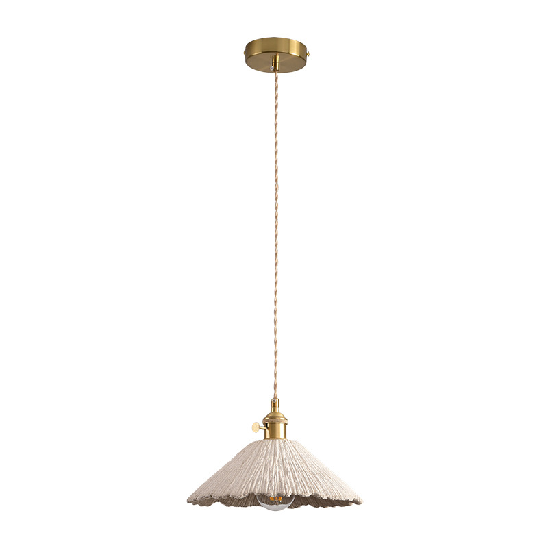 Estilo japonés de estilo tranquilo dormitorio pequeño candelier diseñador de estilo medieval restaurante residencial candelier de cemento lámpara Zhongshan