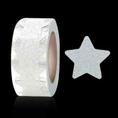 New Golden Yellow Glitter Silver Star Children's Sticker 2.5CM Gift Packaging Decoration DIY Journal Sticker