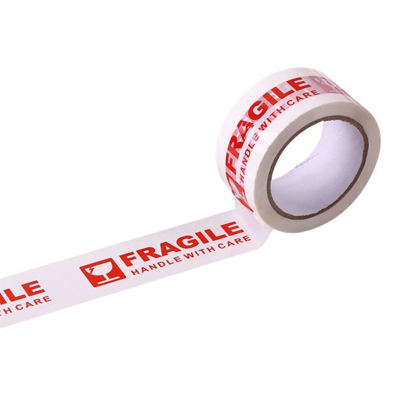 LOGO personalización transfronteriza frágil Taobao logística cinta de advertencia Impresión de impresión caja de sellado cinta frágil