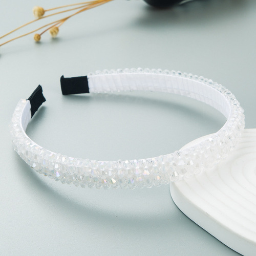  hair hoop in Europe and the web celebrity hot style line weaving series crystal hair hoop ins han edition advanced head band