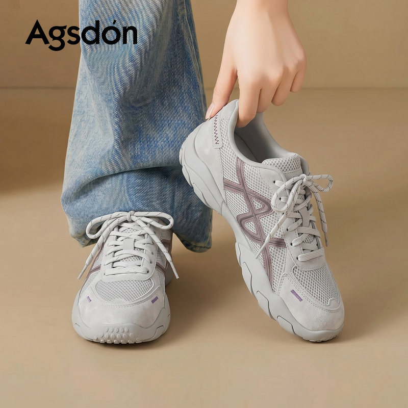 Augu Shiden Thick-Soled German Training Shoes for Women 2026 New Model Mesh Retro Height-Increasing Soft-Soled Lightweight Casual Sports Shoes Augu Shiden Thick-Soled German Training Shoes for Women 2026 New Model Mesh Retro Height-Increasing Soft-Soled Lightweight Casual Sports Shoes