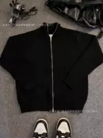 Пуховый кардиган с высоким воротником в стиле Margiela с молнией и теплый жакет MM6