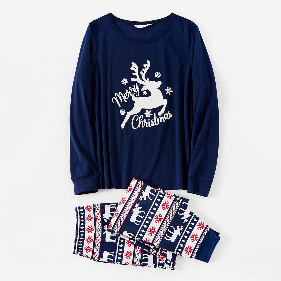 Family Look Letter Elk Pant Co-ord Set T-shirt Two-Piece Sets display picture 7